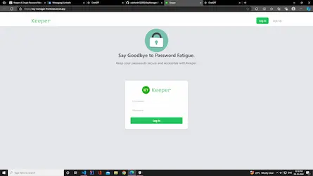 Keeper: A Simple Password Manager